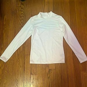 White Turtleneck Top